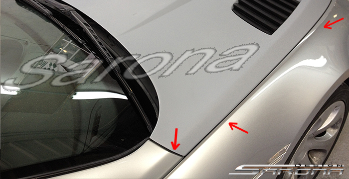 Custom BMW 6 Series Hood  Coupe & Convertible (2004 - 2010) - $1790.00 (Manufacturer Sarona, Part #BM-001-HD)